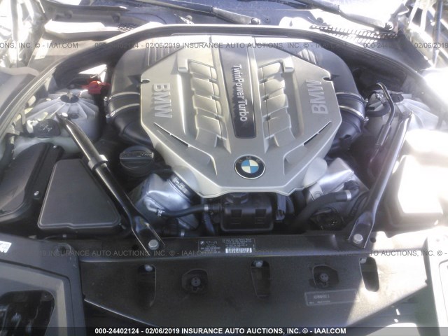 WBAFU9C59BC784574 - 2011 BMW 550 XI WHITE photo 10