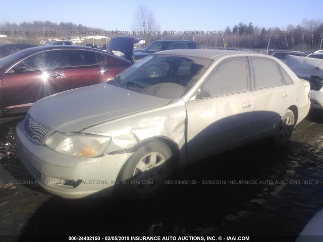 4T1BF28B12U266157 - 2002 TOYOTA AVALON XL/XLS SILVER photo 2