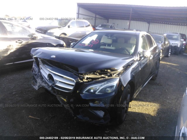 WDDHF5KB1EA920577 - 2014 MERCEDES-BENZ E 350 BLACK photo 2