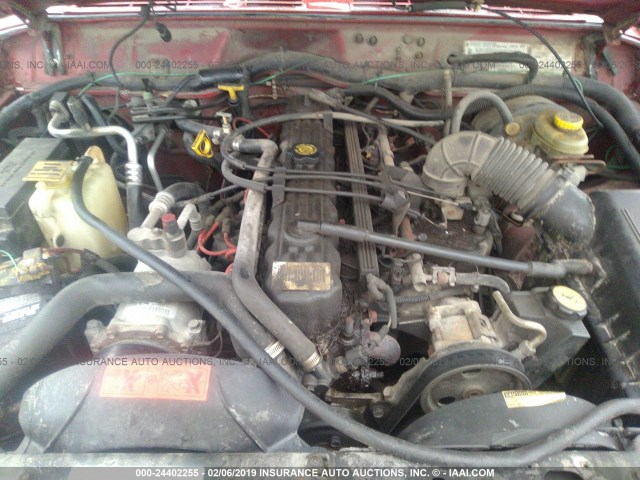 1J4FF68S8XL652885 - 1999 JEEP CHEROKEE SPORT/CLASSIC წითელი ფოტო 10