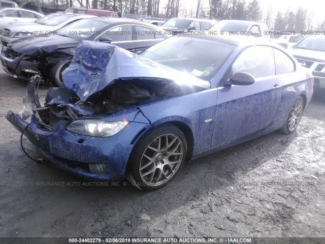 WBAWV53548PF95342 - 2008 BMW 328 XI SULEV BLUE photo 2