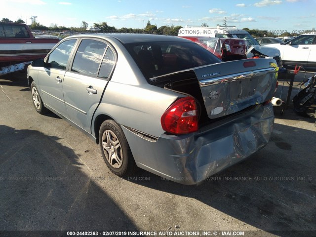 1G1ZS58F17F171377 - 2007 CHEVROLET MALIBU LS BLUE photo 3