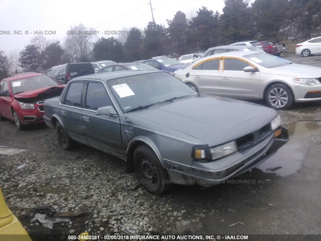 2G3AM54N8L2358834 - 1990 OLDSMOBILE CUTLASS CIERA SL GRAY photo 1