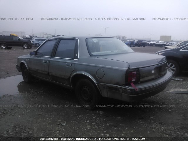 2G3AM54N8L2358834 - 1990 OLDSMOBILE CUTLASS CIERA SL GRAY photo 3