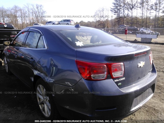 1G11E5SL1EF296749 - 2014 CHEVROLET MALIBU 2LT GRAY photo 3