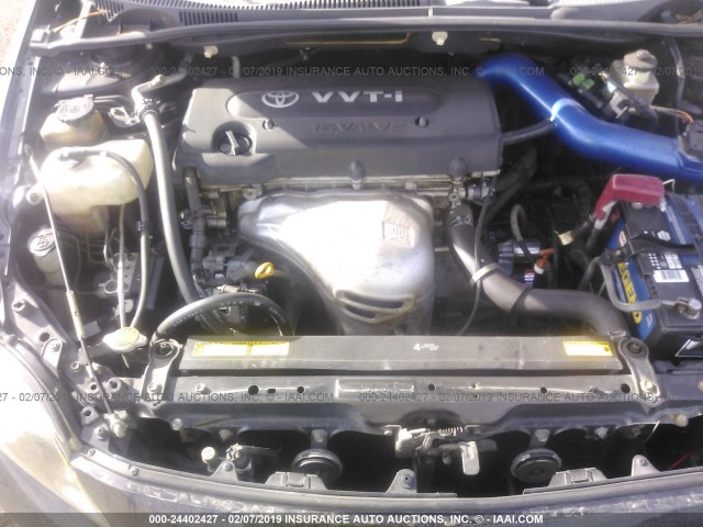 JTKDE177150037716 - 2005 TOYOTA SCION TC BLACK photo 10