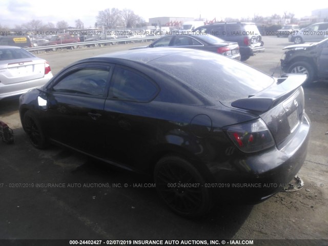 JTKDE177150037716 - 2005 TOYOTA SCION TC BLACK photo 3