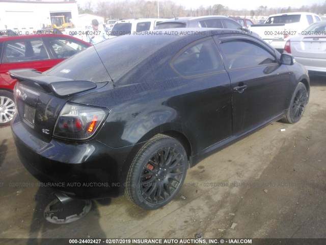 JTKDE177150037716 - 2005 TOYOTA SCION TC BLACK photo 4