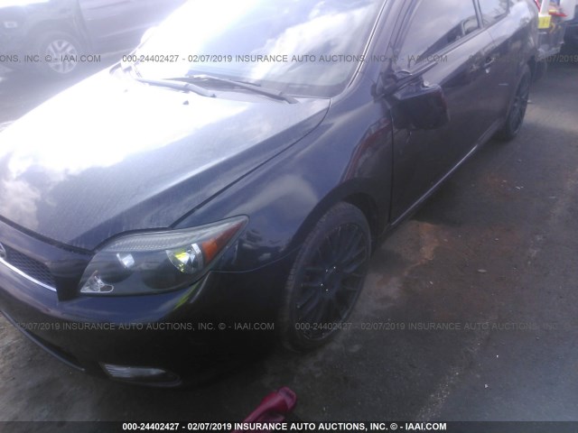 JTKDE177150037716 - 2005 TOYOTA SCION TC BLACK photo 6