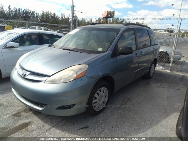 5TDKK4CC6AS310376 - 2010 TOYOTA SIENNA CE/LE BLUE photo 2