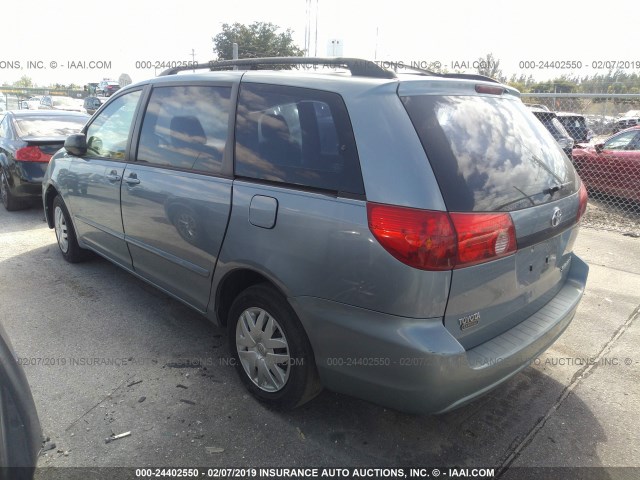 5TDKK4CC6AS310376 - 2010 TOYOTA SIENNA CE/LE BLUE photo 3