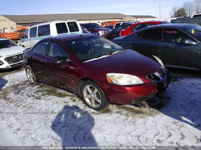 1G2ZH57N694164801 - 2009 PONTIAC G6 GT BURGUNDY photo 1