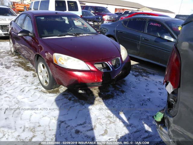 1G2ZH57N694164801 - 2009 PONTIAC G6 GT BURGUNDY photo 6