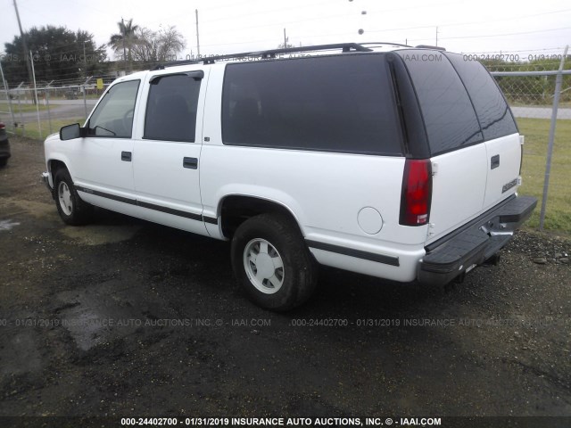 3GNEC16R3XG221663 - 1999 CHEVROLET SUBURBAN C1500 WHITE photo 3