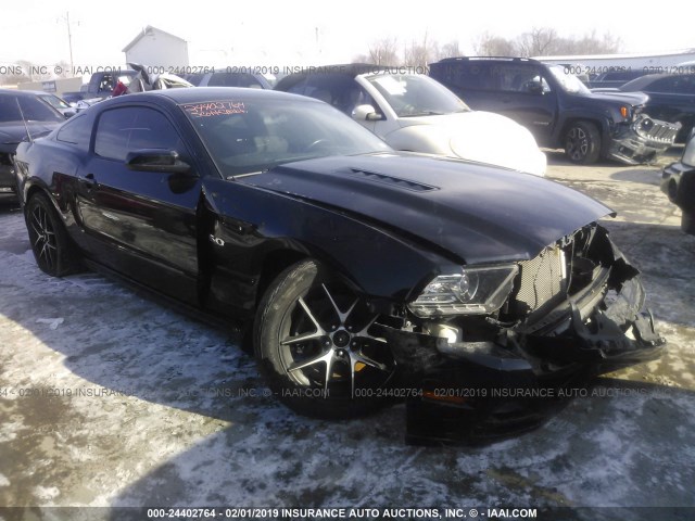 1ZVBP8CF2E5315599 - 2014 FORD MUSTANG GT BLACK photo 1