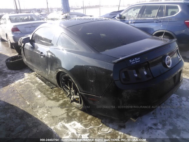 1ZVBP8CF2E5315599 - 2014 FORD MUSTANG GT BLACK photo 3