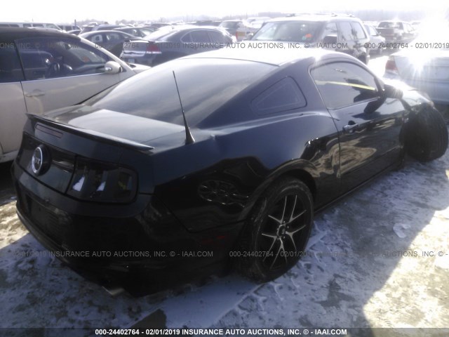 1ZVBP8CF2E5315599 - 2014 FORD MUSTANG GT BLACK photo 4