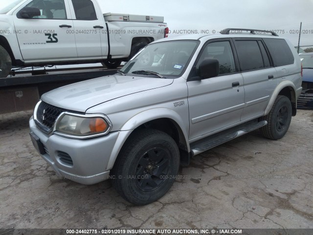 JA4LS31R23J000712 - 2003 MITSUBISHI MONTERO SPORT XLS SILVER photo 2