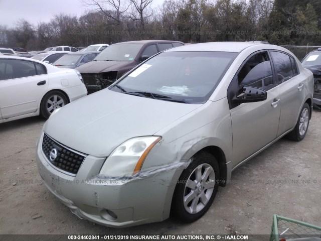 3N1AB61E78L671923 - 2008 NISSAN SENTRA 2.0/2.0S/2.0SL GREEN photo 2