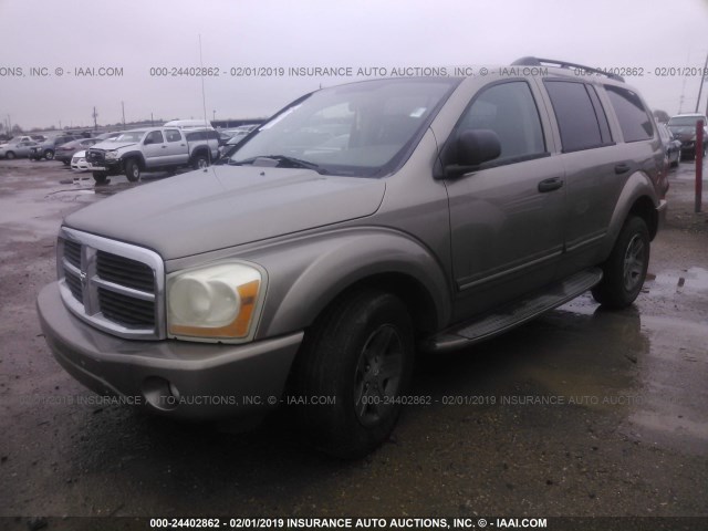 1D4HD58NX5F616977 - 2005 DODGE DURANGO LIMITED TAN photo 2