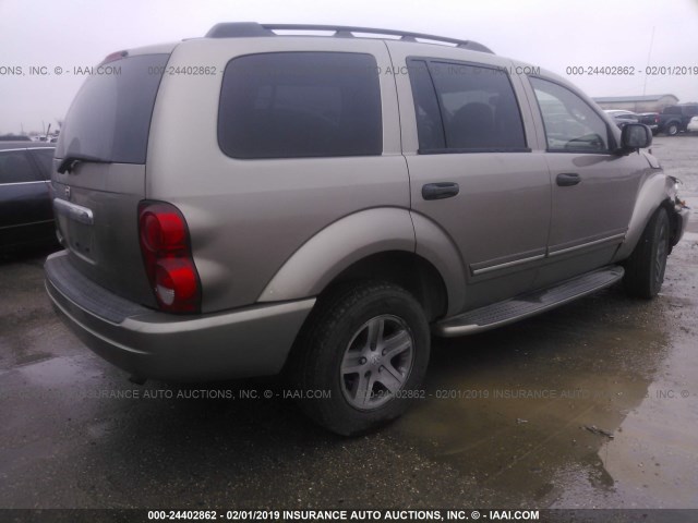 1D4HD58NX5F616977 - 2005 DODGE DURANGO LIMITED TAN photo 4