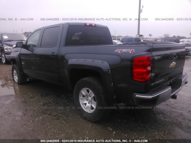 3GCUKRECXHG394939 - 2017 CHEVROLET SILVERADO K1500 LT GRAY photo 3