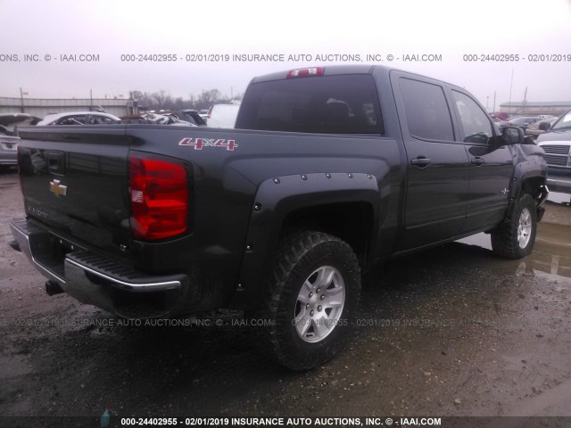 3GCUKRECXHG394939 - 2017 CHEVROLET SILVERADO K1500 LT GRAY photo 4