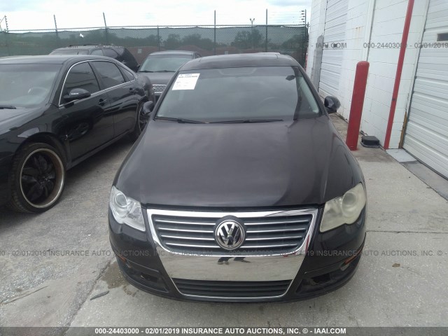 WVWAK73C28P127106 - 2008 VOLKSWAGEN PASSAT BLACK photo 6