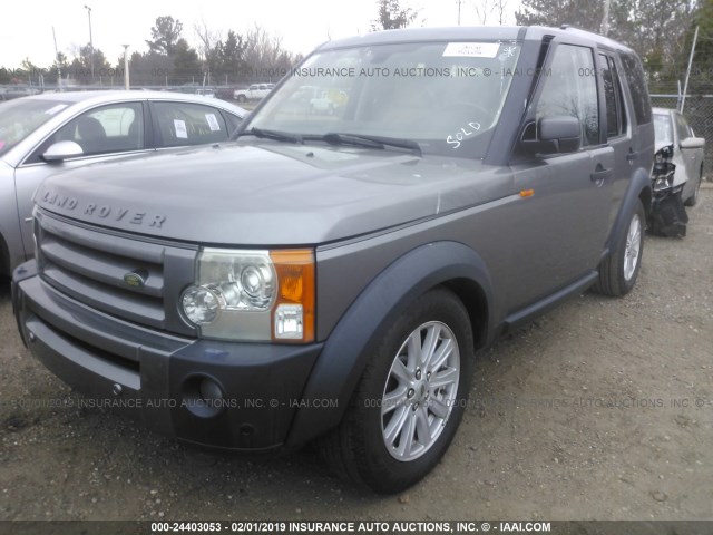 SALAE25418A448498 - 2008 LAND ROVER LR3 GRAY photo 2