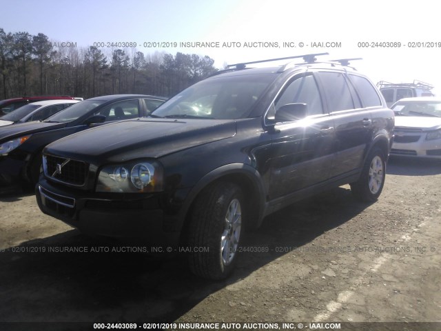 YV1CZ91H731020007 - 2003 VOLVO XC90 T6 BLACK photo 2