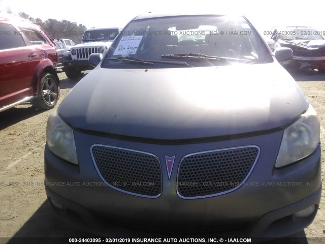 5Y2SL65806Z430729 - 2006 PONTIAC VIBE GRAY photo 6