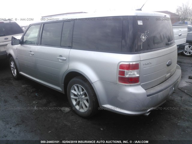 2FMGK5B86EBD02810 - 2014 FORD FLEX SE SILVER photo 3