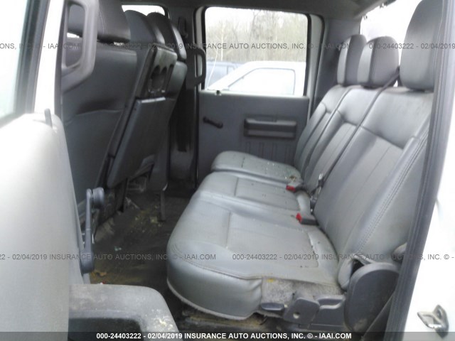 1FT8W3CT0BEC38851 - 2011 FORD F350 WHITE photo 7