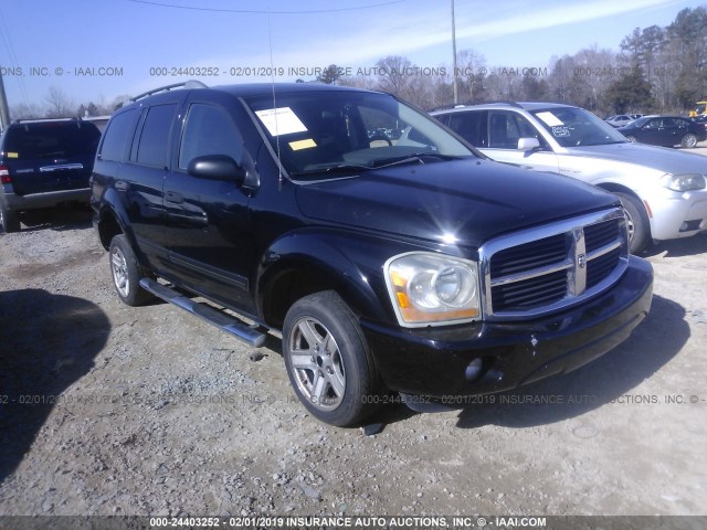 1D4HD48D34F230241 - 2004 DODGE DURANGO SLT BLACK photo 1