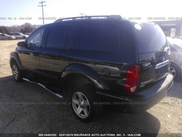 1D4HD48D34F230241 - 2004 DODGE DURANGO SLT BLACK photo 3