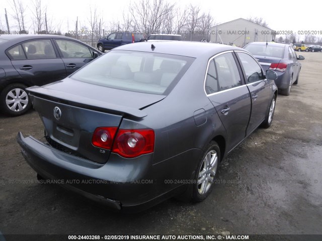 3VWEF71K37M201179 - 2007 VOLKSWAGEN JETTA WOLFSBURG 灰色 照片 4