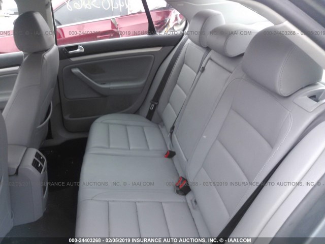 3VWEF71K37M201179 - 2007 VOLKSWAGEN JETTA WOLFSBURG 灰色 照片 8