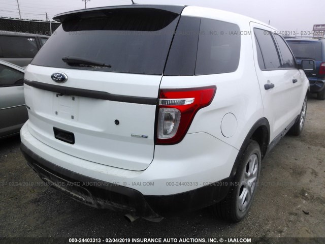 1FM5K8AR4EGB96157 - 2014 FORD EXPLORER WHITE photo 4