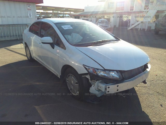 2HGFB2F68FH508525 - 2015 HONDA CIVIC HF WHITE photo 1