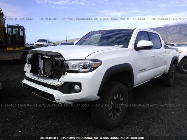 3TMDZ5BN0GM003873 - 2016 TOYOTA TACOMA WHITE photo 2