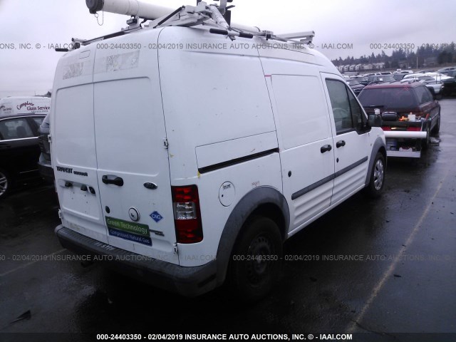 NM0LS7AN3CT083076 - 2012 FORD TRANSIT CONNECT XL WHITE photo 4