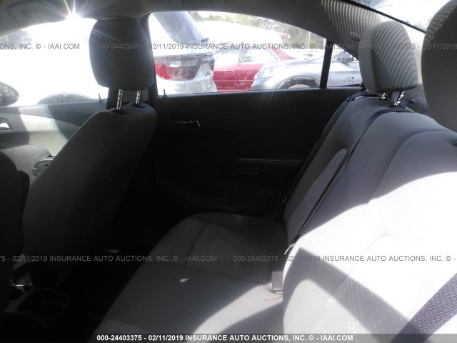 1G1JA5SHXE4142463 - 2014 CHEVROLET SONIC LS წითელი ფოტო 8