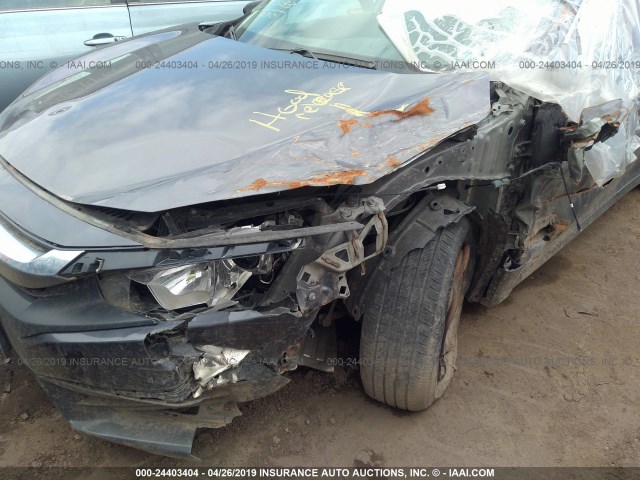 19XFC2F52GE031333 - 2016 HONDA CIVIC LX GRAY photo 6