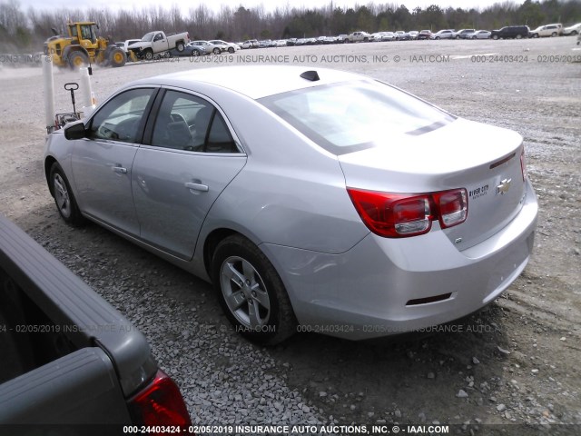 1G11A5SLXEF277547 - 2014 CHEVROLET MALIBU LS SILVER photo 3