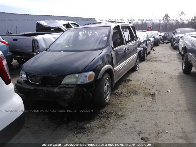 1GMDX03E5YD112118 - 2000 PONTIAC MONTANA BLUE photo 2