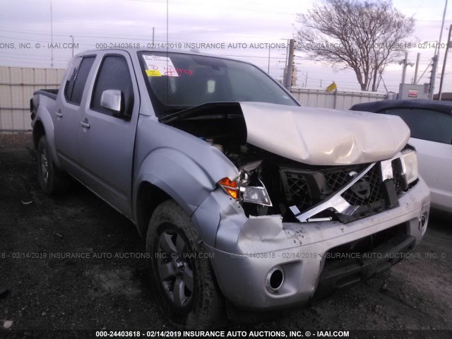 1N6AD0ER4DN750748 - 2013 NISSAN FRONTIER S/SV/SL/PRO-4X SILVER photo 1