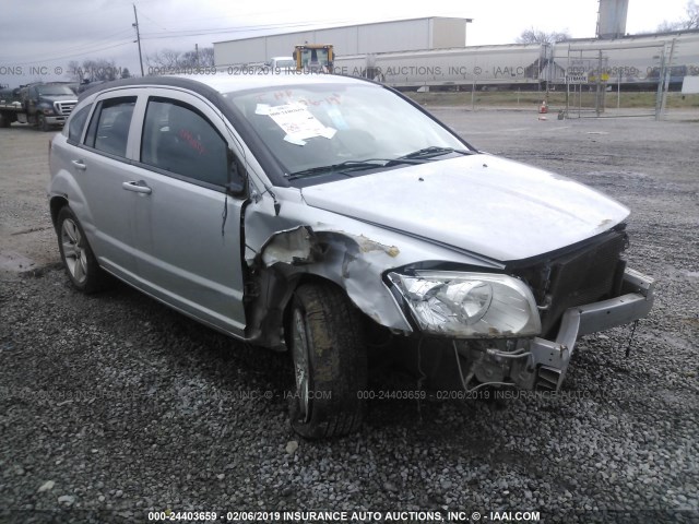 1B3CB4HA9AD592120 - 2010 DODGE CALIBER SXT SILVER photo 1