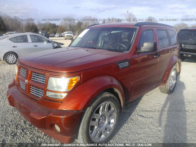 1D8GT58638W114760 - 2008 DODGE NITRO R/T ORANGE photo 2