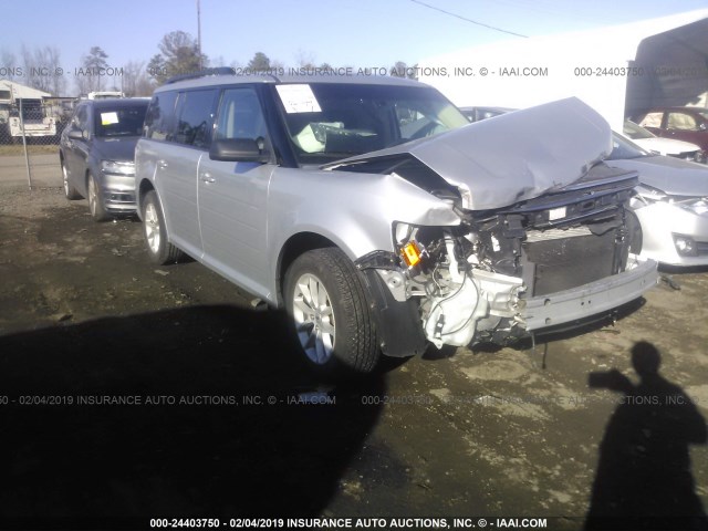 2FMGK5B89EBD05250 - 2014 FORD FLEX SE SILVER photo 1