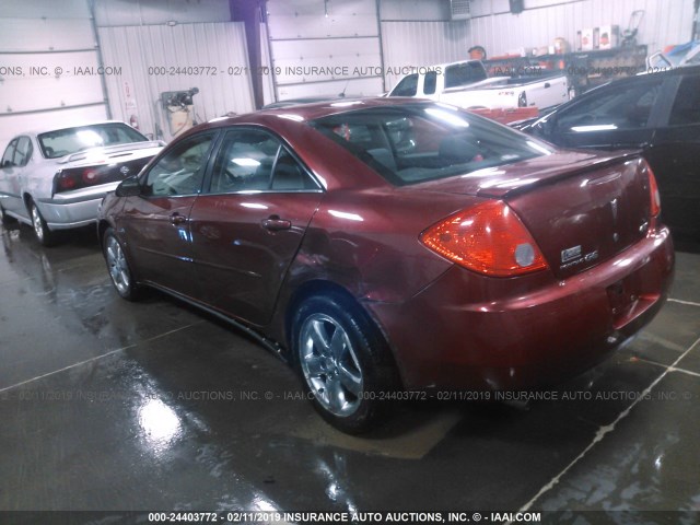 1G2ZH57N384295277 - 2008 PONTIAC G6 GT MAROON photo 3